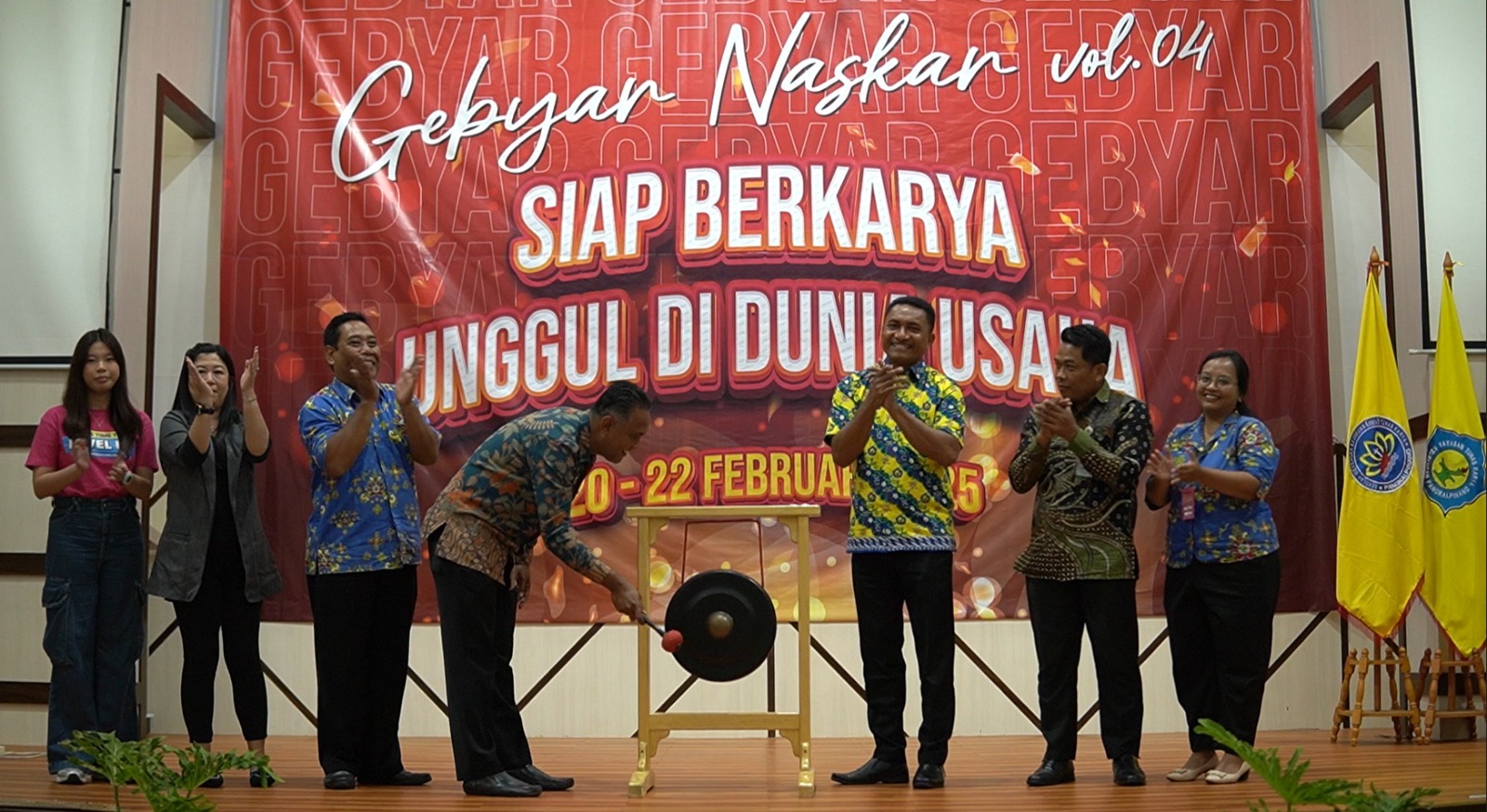 Pembukaan gebyar SMK Tunas Karya